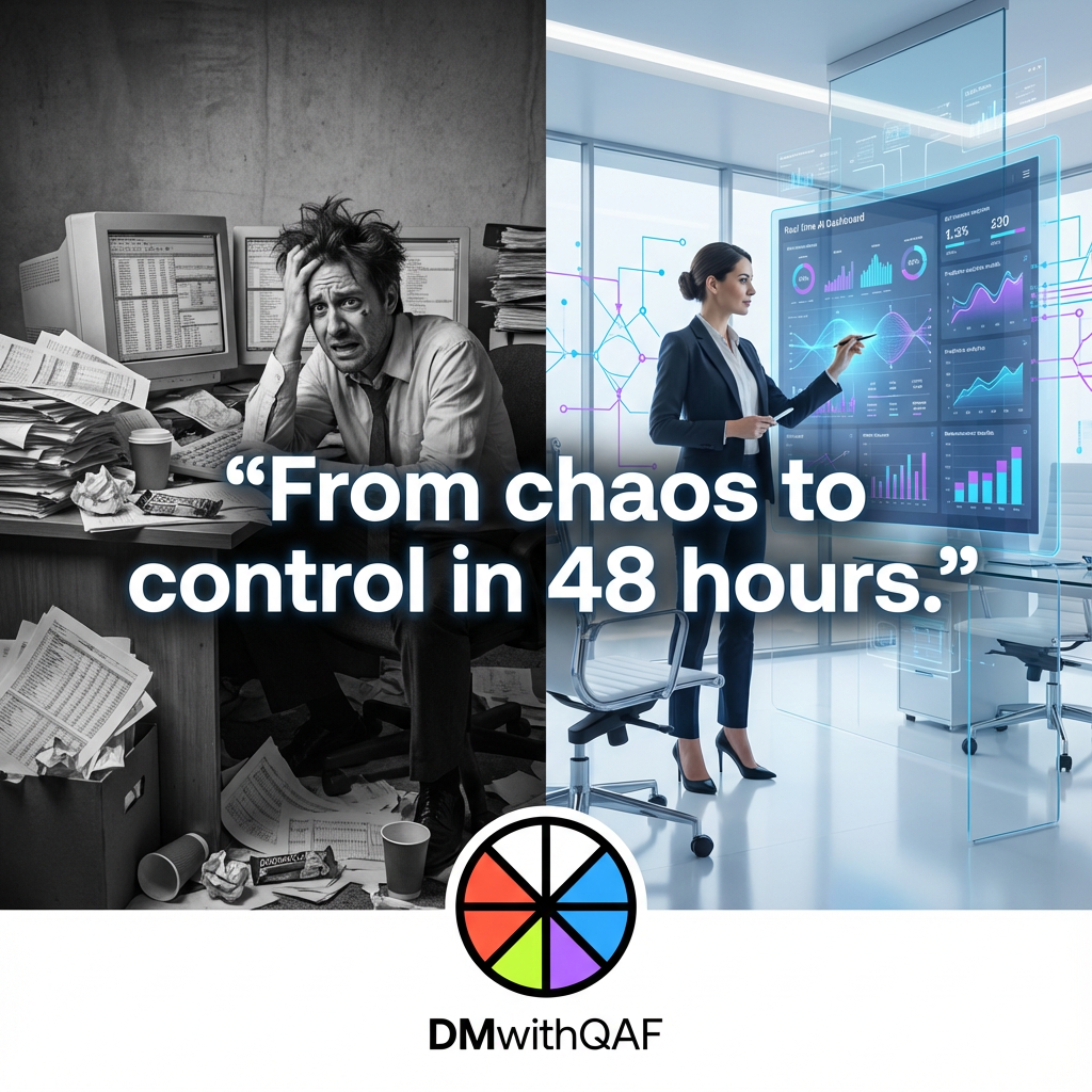 Automate 90% of Your Finance Workflows in 48 Hours with DMwithQAF